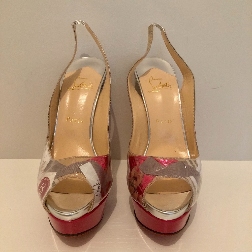 Christian Louboutin Lady Holt Trash 150 Patent